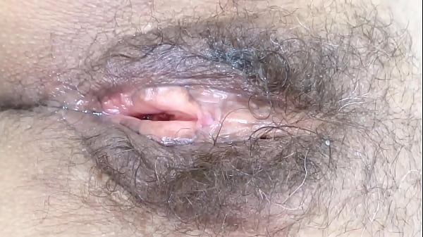 Image I show off my big hairy pussy after fucking and getting cumshots inside