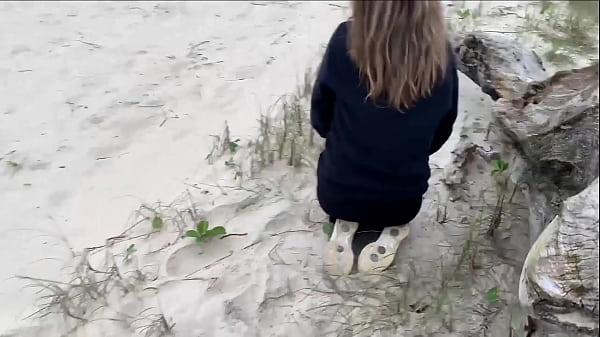Image Anally inseminated a bored stranger milf on the beach