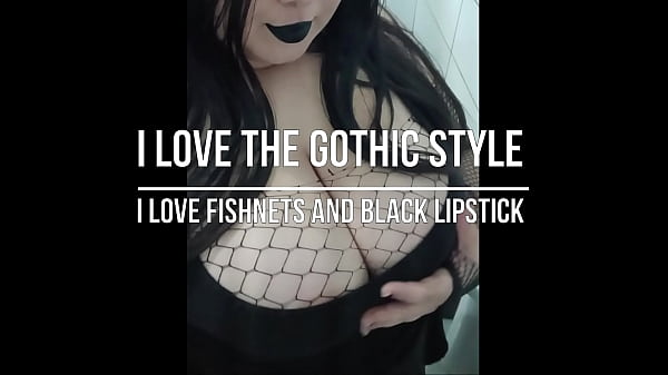 Image BBW goth girl watching a One-piece hentai compilation rule34 AI