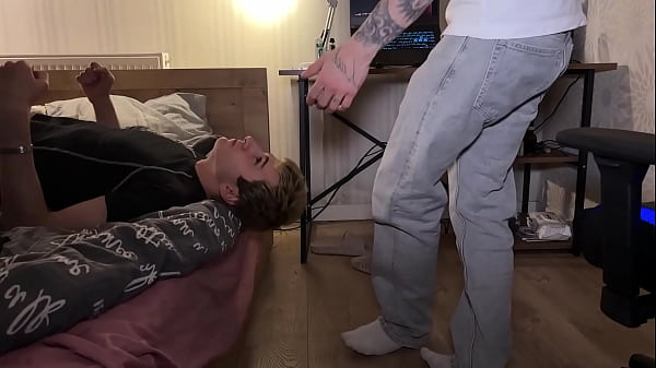 Image part 2 cute twink sucks his friend's big cock and then gets impaled on it