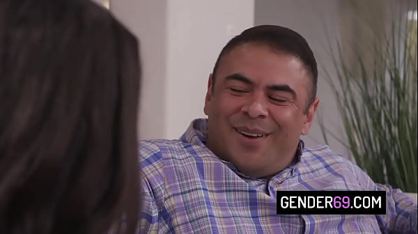 Image Sexy trans babysitter Bailey Archer barebacks her hunk boss