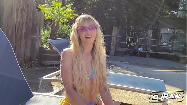 Image BJRAW Hot blonde Lilly Bell sucking cock and eating ass
