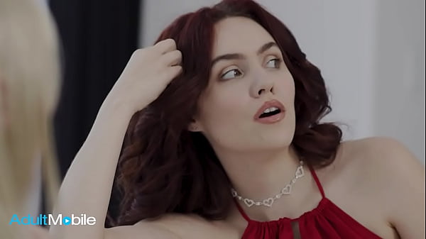 Image ADULTMOBILE - Redhead Babe Whips Out Her Pink Strap On And Fucks Her Roommate Wildly