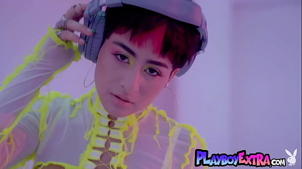 Image Nude latina teen Mia Valentine shows us one of her favorite new hobby DJing