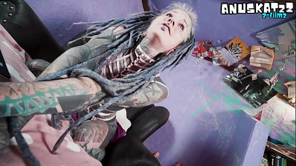 Image Tattooed model live show with anal play