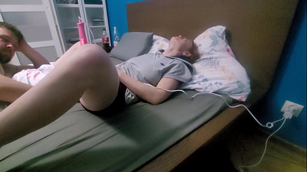 Image Pegging by Kinky Wife with strapon, Slow Mo, on cumshot