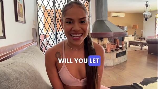Image Big Booty Latina Came for casting, Endeds Up On Her Knees! Sloppy Rimjob and Cum Swallow - POV blowjob