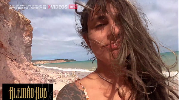 Image Sexo selvagem em p&uacute_blico com a DreadHot na praia mais paradis&iacute_aca do Brasil