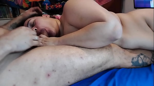 Image Dorynha gets a cumshot in the face. My husband came all over my face and I cleaned it up with my tongue.