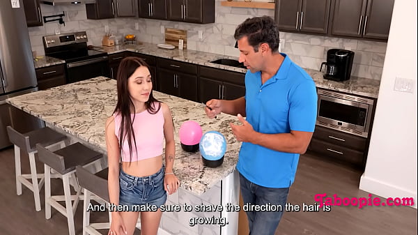 Image Step Dad Teaches Teen How To Shave Pussy