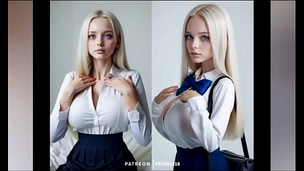 Image 3D AI Breast Expansion Big Tits 2 Blondes POV wSound added