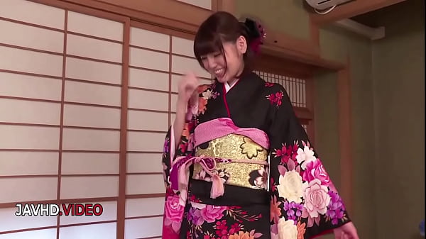 Image Steamy Asian Kimono Babe Gets Fucked Hard and Creampied