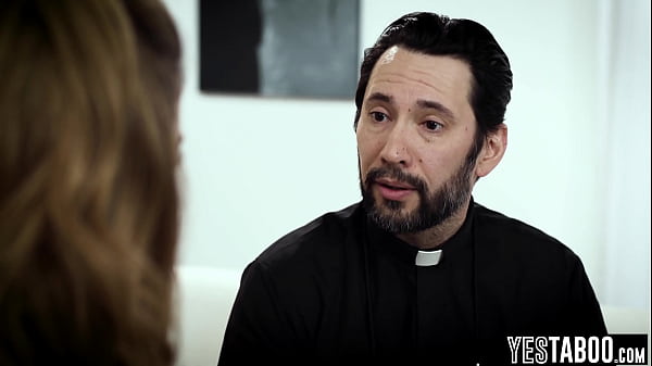 Image Horny mature priest gives in to temptation of big ass chubby teen