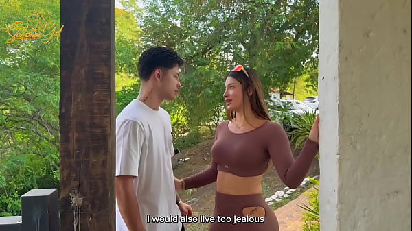 Image I'm unfaithful to my sugar mommy with the neighbor in her yard
