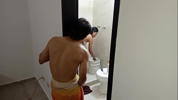Image Busty and big-ass stepmother gets fucked in the bathroom by her perverted stepson