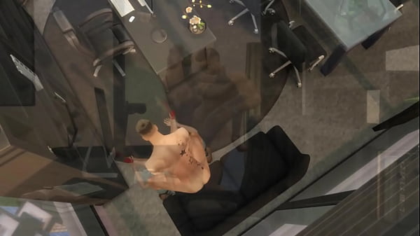 Image Hunky Sims 4 - Office lust (A muscular boss fucks his slutty secretary until his last cum drop)