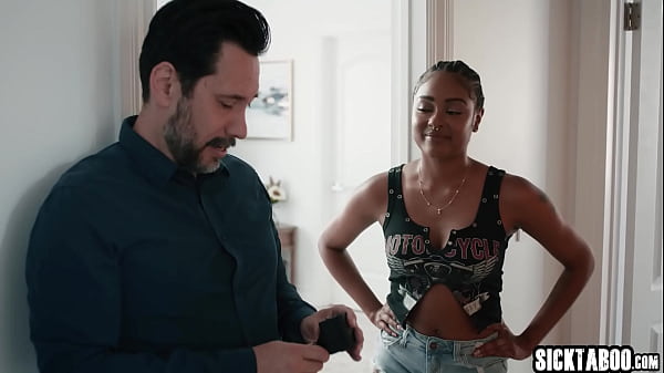 Image Stepfather fucked his loved big ass ebony teen stepdaughter Destiny Mira