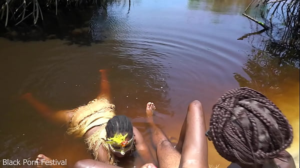Image Tribal african girls performing wild sex ritual on me by the river