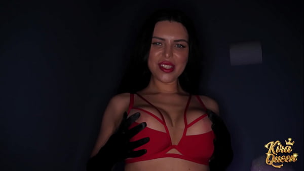 Image Busty Kira Queen Gags On Dick In Sloppy POV Suck Session!