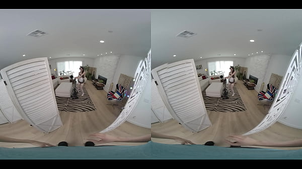 Image Dancing Asian Housekeeper