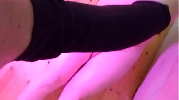 Image Cute femboy pulling oversized sweater over bare legs