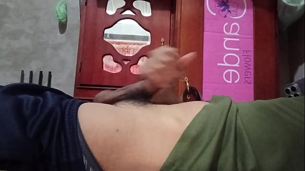 Image young man with a big cock recording himself