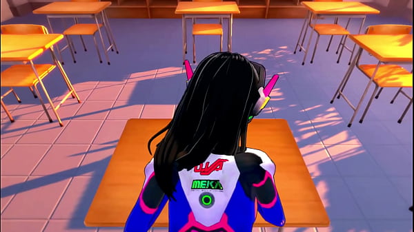 Image &ldquo_D.Va uncovers a forbidden secret at school... what happens next will shock you