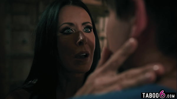 Image 4 MILF stepmoms fuck their stepson together in this twisted story