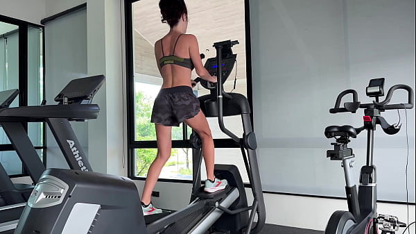 Image gym workout. next workout will be naked!