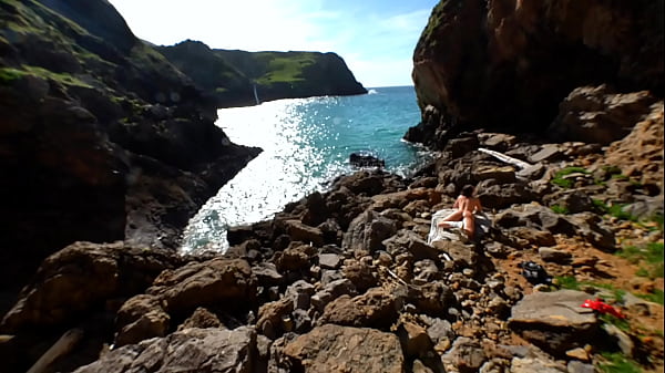 Image I catch a young nudist masturbating in public and we end up fucking like wild