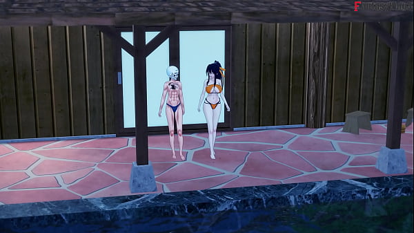 Image Akeno watch me fucking Kuroka in the pool | HS DXD NTR Madness 11 | Full Movie on Sheer & PTRN: Fantasyking3