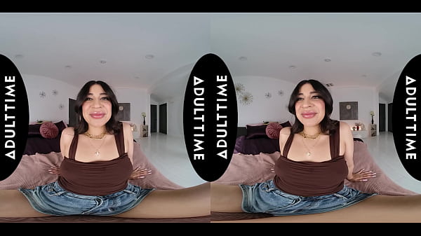 Image UP CLOSE VR - Latina Hottie In Booty Shorts Mila Milkshake Gives Sloppy Deepthroat & Rides Dick POV