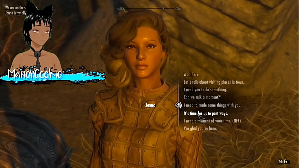 Image Skyrim B and L mod - Doing some fucking near a camp and it is beautiful