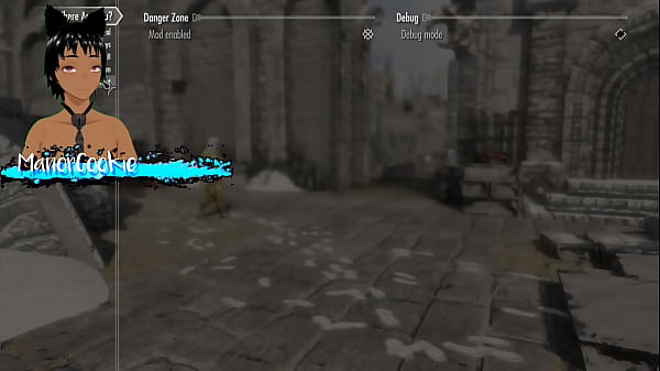 Image Skyrim B and L mod - Going on a quest and helping the poor and meeting the courier