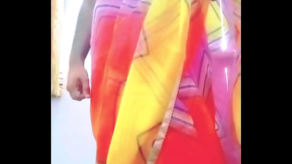 Image Indian Gay Bottom Crossdresser in Rainbow Saree Making Pride for Lgbtq real hard xxx sex
