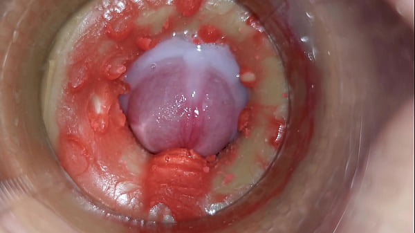 Image Camera Inside Deep Pussy Captures Huge Ejaculation of Sperm 4k