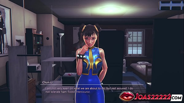 Image Chun Li Street Fighter 6 Fetish Porn &ndash_ Sexy Cosplay Anime Girl In Blue Latex Costume Gets Her Pussy Licked Through Tight Pants In 3D Hentai Honey Select 2 Until She Moans And Orgasms Hard