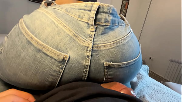 Image POV: Big Ass Rubbing in Jeans - Clothes On