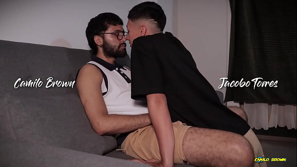 Image Amateur Blowjob Hot Latino Twink Jacobo Torres Sucking Big Cock Daddy Camilo Brown Till Both Shoot Their Cum