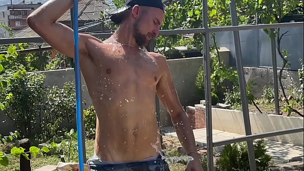 Image Hot gardener fucked his owner's son with his big cock while working