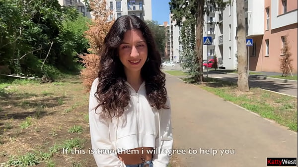 Image Hottie Katty West asks Random Guy to Cum on Her Face for a Public Cumwalk