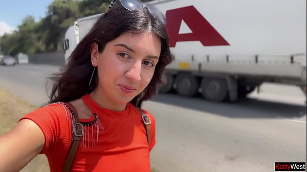 Image Public Blowjob in the Bushes with Stranger and Crazy Cumwalk Covered in Cum