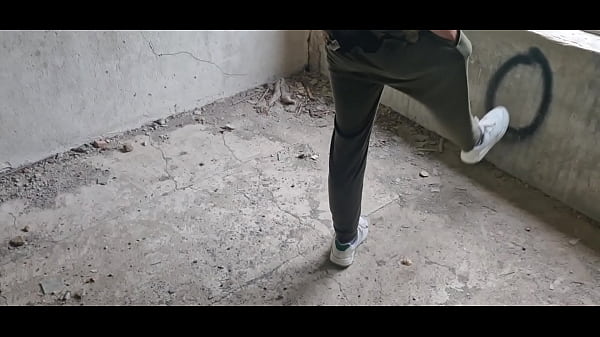 Image A rough filled an abandoned hospital with cum