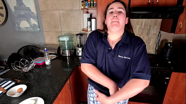 Image POV blowjob whore eating cum covered eggs for breakfast