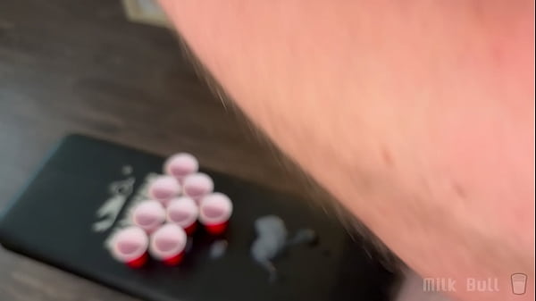 Image Frat Bro Fills Shooter Cups With Over a Dozen Ropes of Cum
