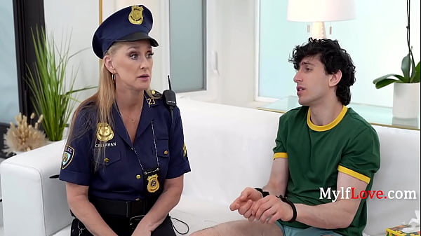 Image Busty Blonde Cop MILF Catches Step Son Jerking Off & Teaches Him A Lesson - Wendy Raine, Nick Strokes | AnalMadre