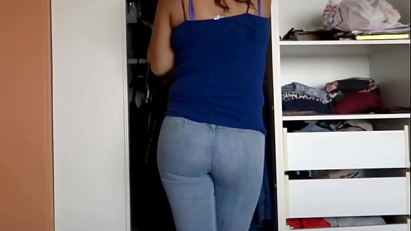 Image Beautiful Latina stepmom showing off her big ass, moaning and begging for anal sex.