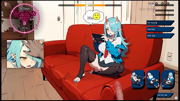 Image Onimusume Yankee [ Hentai Game ] Ep.2 making my game girl ROOMATE PREGNANT with multiple CREAMPIE !