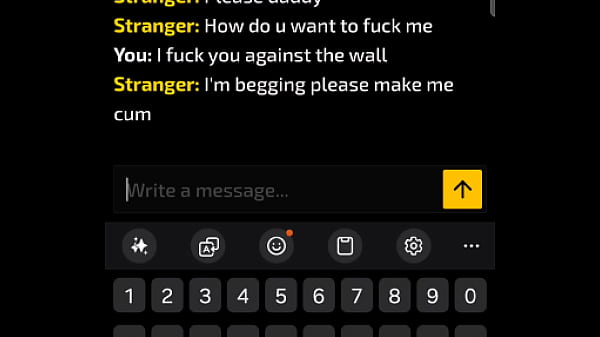 Image Sexting with a girl on Thundr