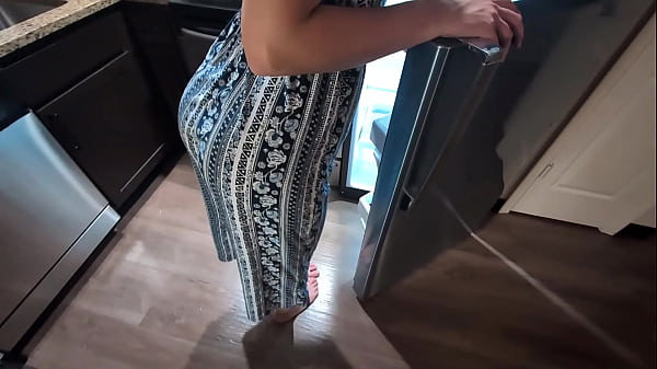 Image teasing and fucking in the kitchen